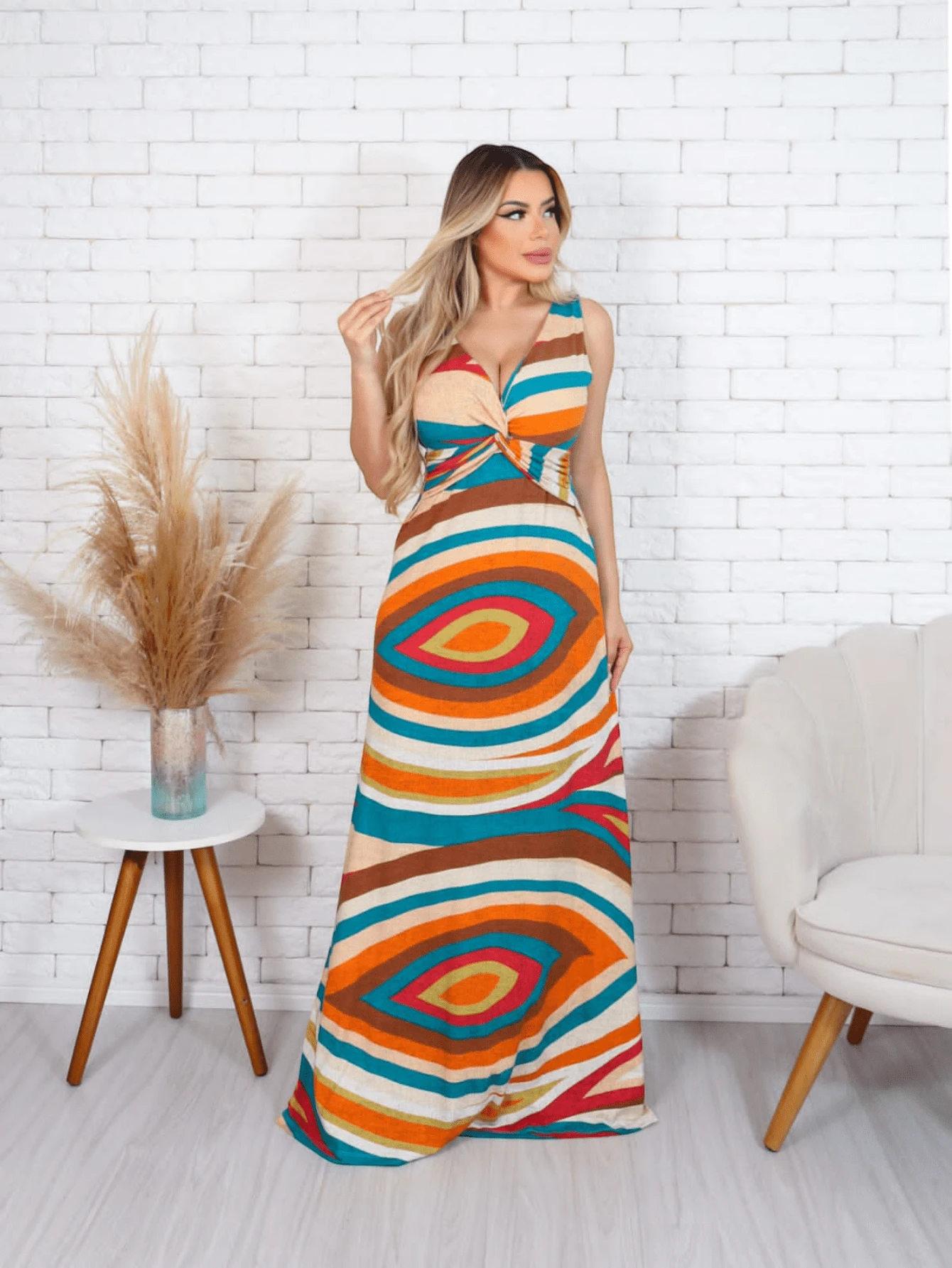 Women Dresses - Rỉ Nâu - Xem 1