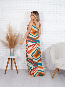 Women Dresses - Rỉ Nâu - Xem 2