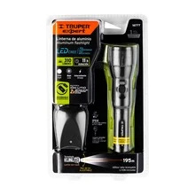 Rechargeable Aluminum LED Flashlight 310 Lm, Truper Expert - Black - View 8