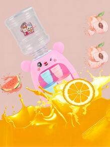 1 Pieza Mini Dispensador De Agua Con Diseño De Dibujos Animados, Conjunto De Juego Divertido De Casa De Muñecas Con Dispensador De Agua Kawaii Para Niñas Y Niños, Juguete De Cocina Divertido (color Aleatorio De Piezas) - Morado - Ver 7