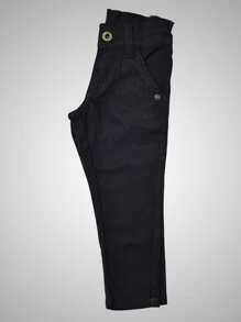 Miguelito Moda Infantil Young Boys Denim Two-piece Outfits - 黑色 - 查看 4