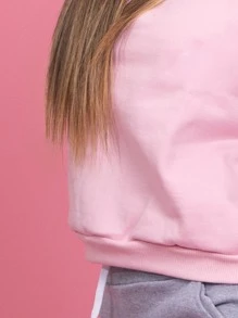 Women Sweatshirts - Màu Hồng baby - Xem 2