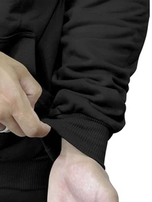 Men Sweatshirts - Black - View 4