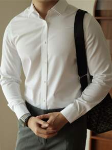 Men Shirts - White - View 3