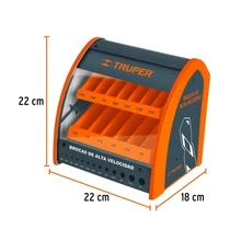 Desp-Bav-Ch 50021 Small High Speed Drill Bit Dispenser - A - View 2