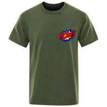 Men T-Shirts - 軍綠色 - 查看 1