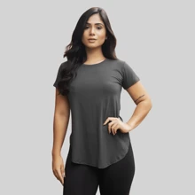 Women Sports Tees & Tanks - Màu xanh ngọc - Xem 3