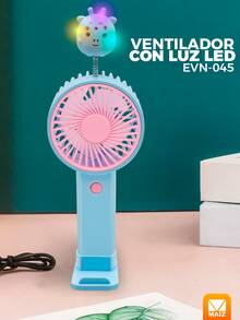VENTILADOR CON LUZ LED