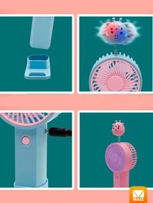 VENTILADOR CON LUZ LED