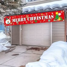 Make Your Home Sparkle This Christmas With A Large Merry Christmas Banner!,Christmas