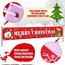 Make Your Home Sparkle This Christmas With A Large Merry Christmas Banner!,Christmas