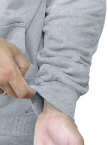 Men Sweatshirts - 灰色 - 查看 4