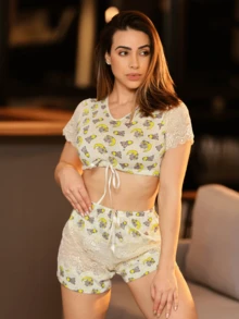 Women Pajama Sets - Multicolor - Ver 1