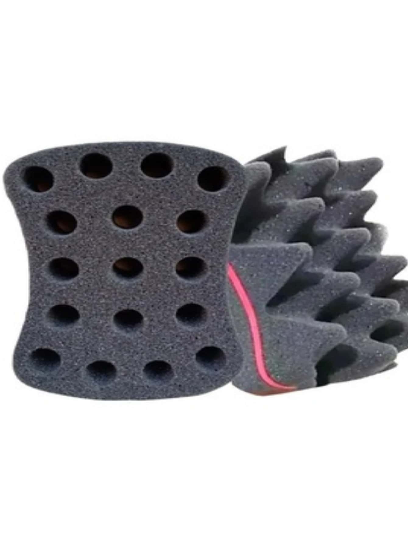 Esponja Nudred Dupla Face Profissional Enrolar Cabelo.