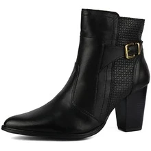 Women Fashion Boots - 黑色 - 查看 1