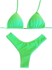 Women Bikini Sets - màu xanh lá - Xem 4