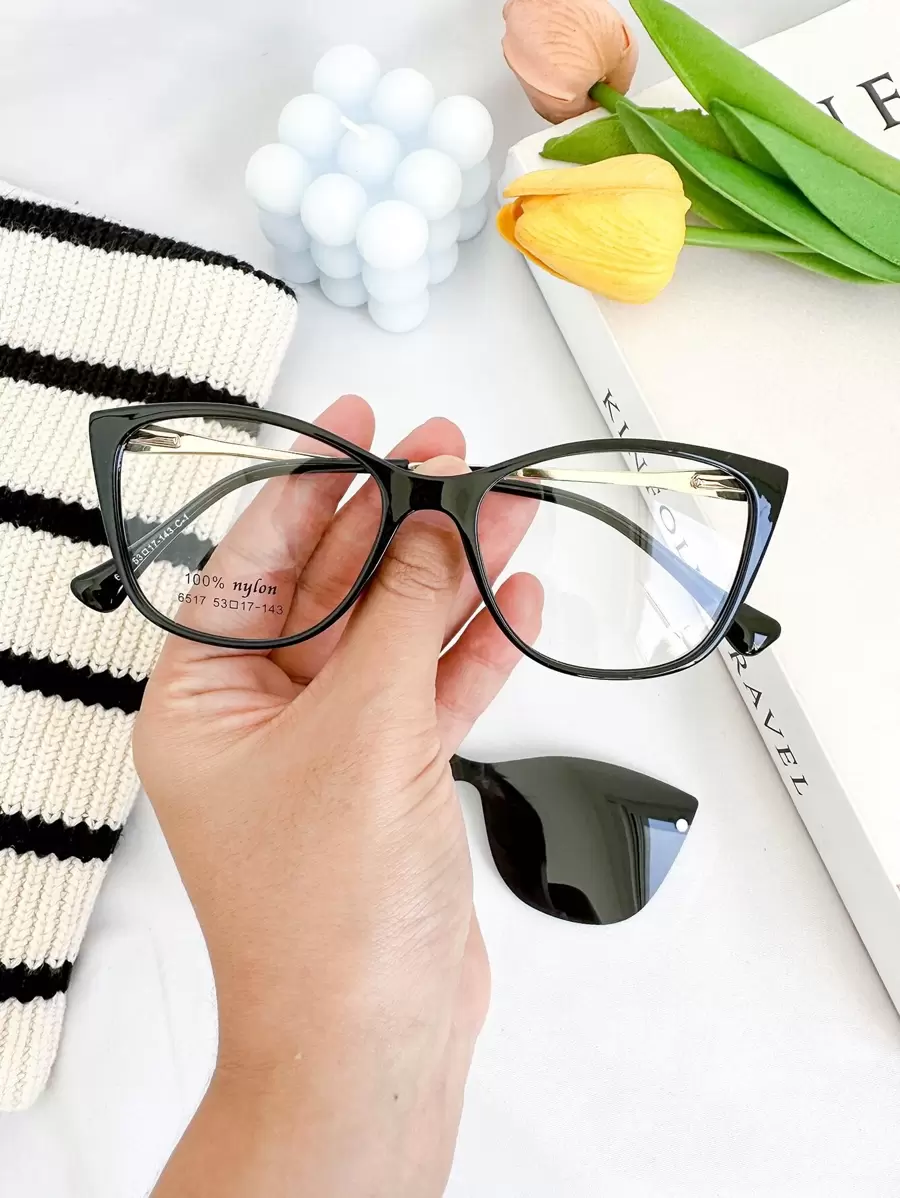 Women Fashion Glasses - màu đen - Xem 1