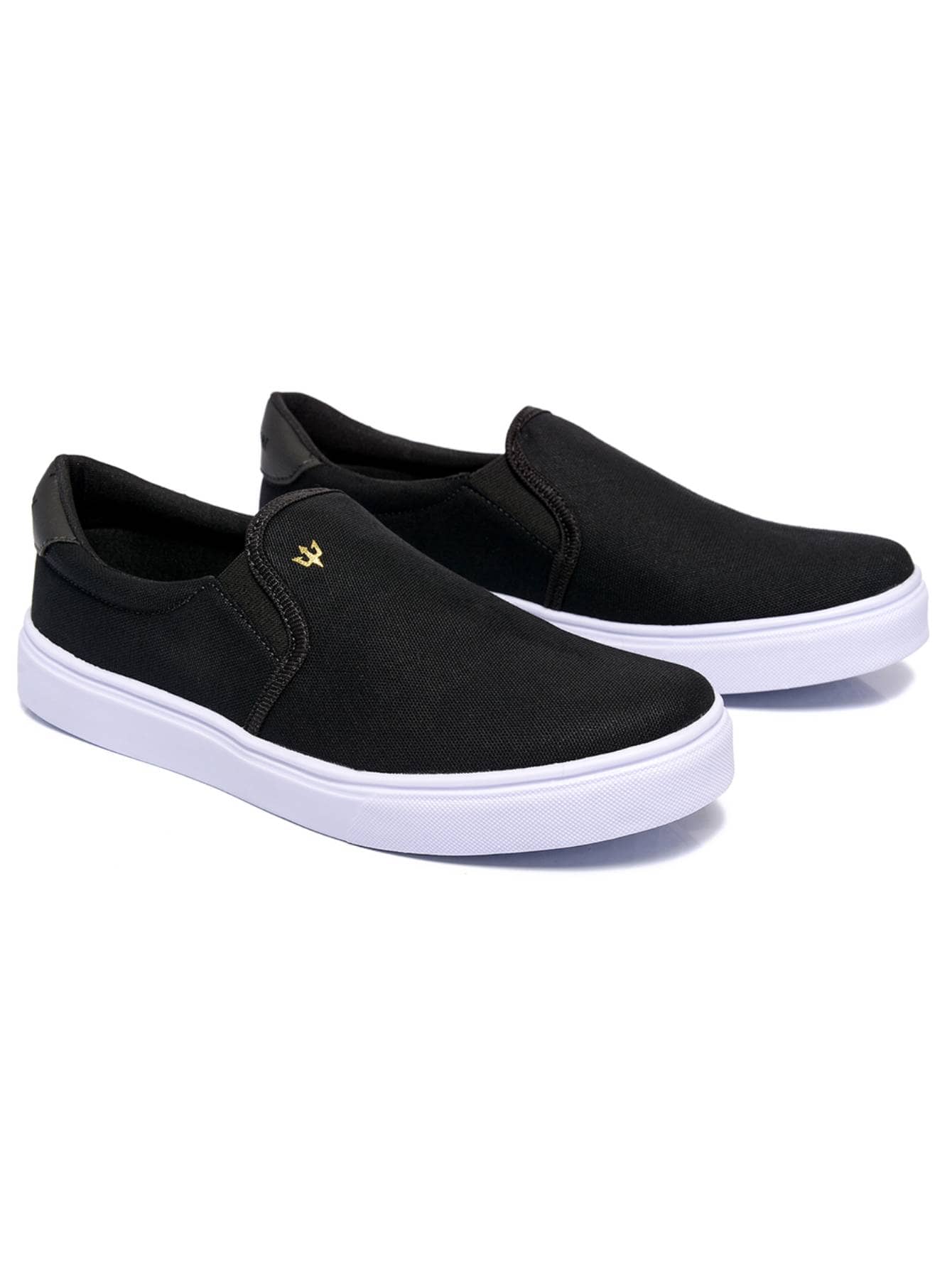 男士船鞋休閒鞋 Mocassim Yate 走路鞋,男士芭蕾鞋船鞋,鞋子易穿脫 - 黑色 - 查看 1