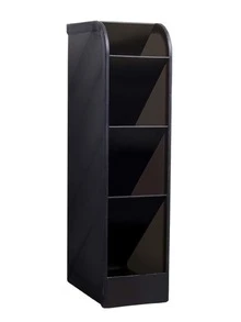 Organizador de escritorio diseño de archivero plastico resistente - Negro - Ver 4