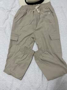 Men Pants - 米色 - 查看 3