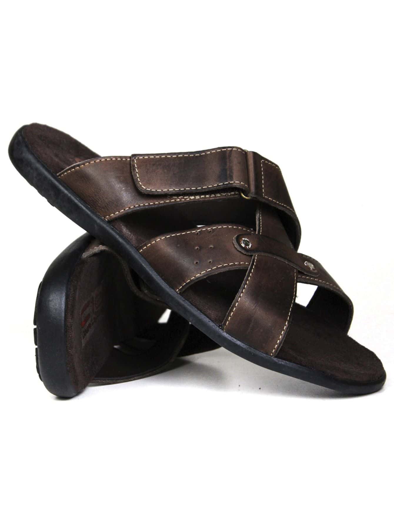 Men Sandals - 巧克力棕 - 查看 1