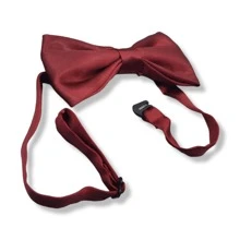Men Ties - Rose Red - View 3