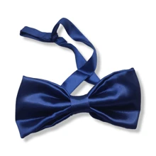 Men Ties - Navy Blue - View 5