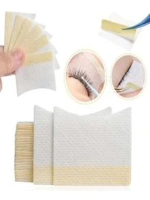 40 Parches Hipoalergénicos Extensiones Pestañas Y Maquillaje - Blanco - Ver 1