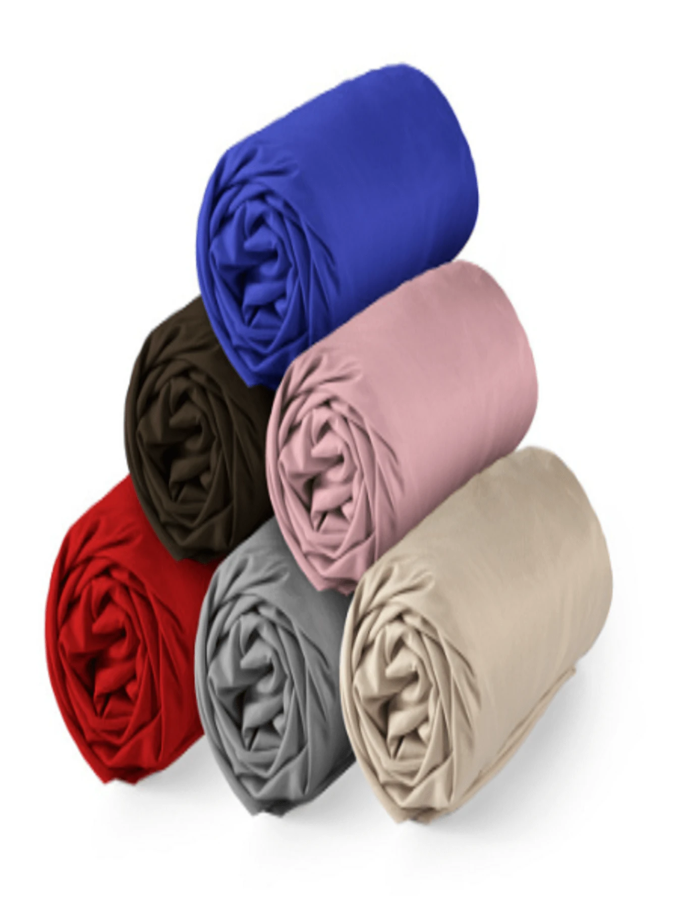Single Bed Sheet, Various Colors, Elastic, Plain Premium Fabric, Promotion - 乾枯玫瑰色 - 查看 1
