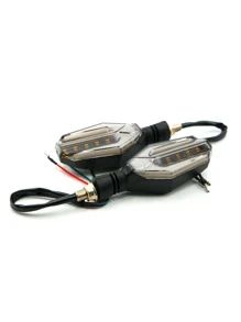 Rasen DIRECCIONAL PARA MOTO LED SECUENCIAL  TIPO CAPARAZON UNIVERSAL - Rojo - Ver 11