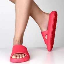 Women Flip-Flops - Màu hồng gỉ - Xem 3