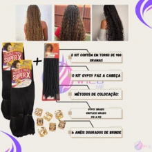 DIY Wigs - 黃色 - 查看 2