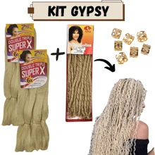 DIY Wigs - 黃色 - 查看 1