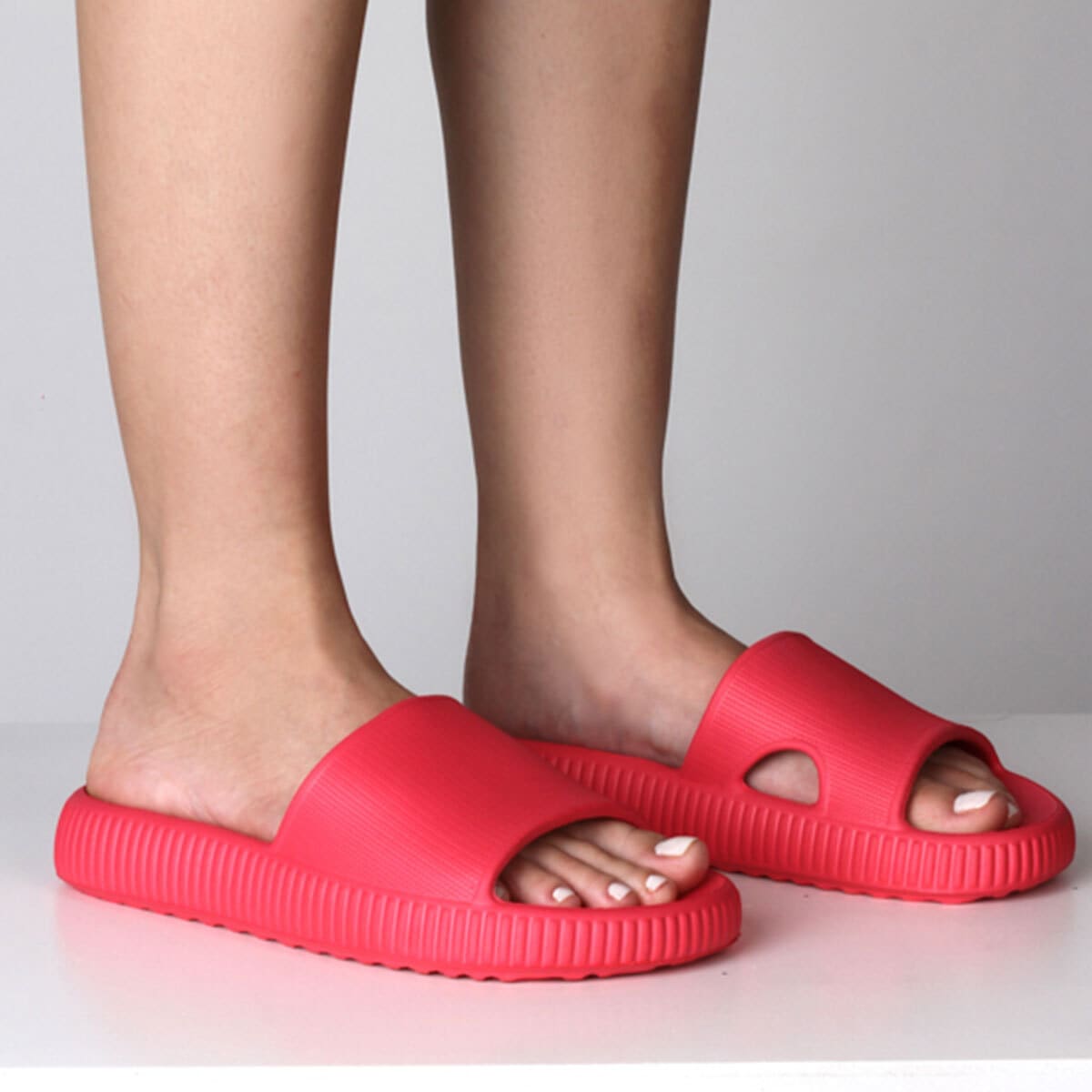 Women Flip-Flops - Màu hồng gỉ - Xem 1