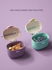 Baby Cow Design Milk Powder Dispenser - Purple - View 5