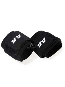 DUO de Muñequeras para lesiones y entrenamientos - Negro - Ver 4