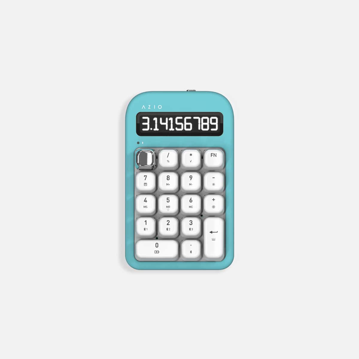 Azio IZO Wireless Numpad / Standalone Calculator (Red Switch), USB/Bluetooth - Màu xanh bạc hà - Xem 1