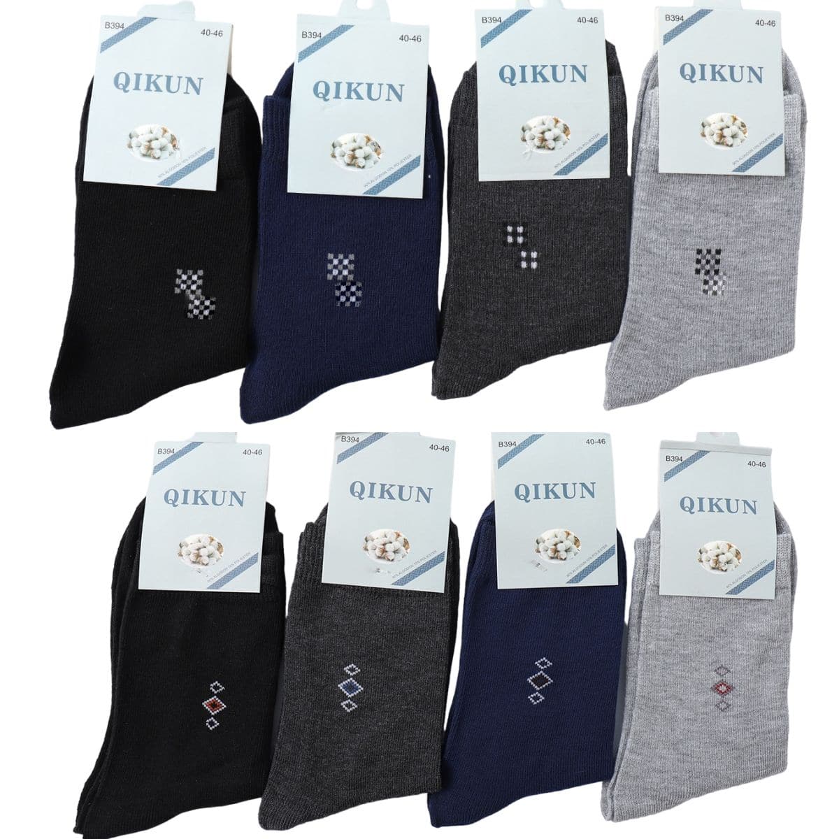 Calcetines de Vestir Caballeros, 6 pares - Multicolor - Ver 1