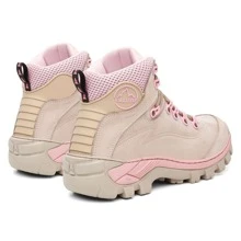 Bota Coturno Adventure Feminino Via Livre - Rosa Bebê - Visão 6