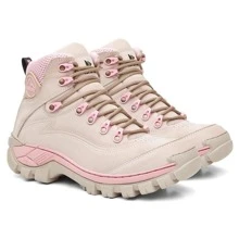 Bota Coturno Adventure Feminino Via Livre - Rosa Bebê - Visão 5