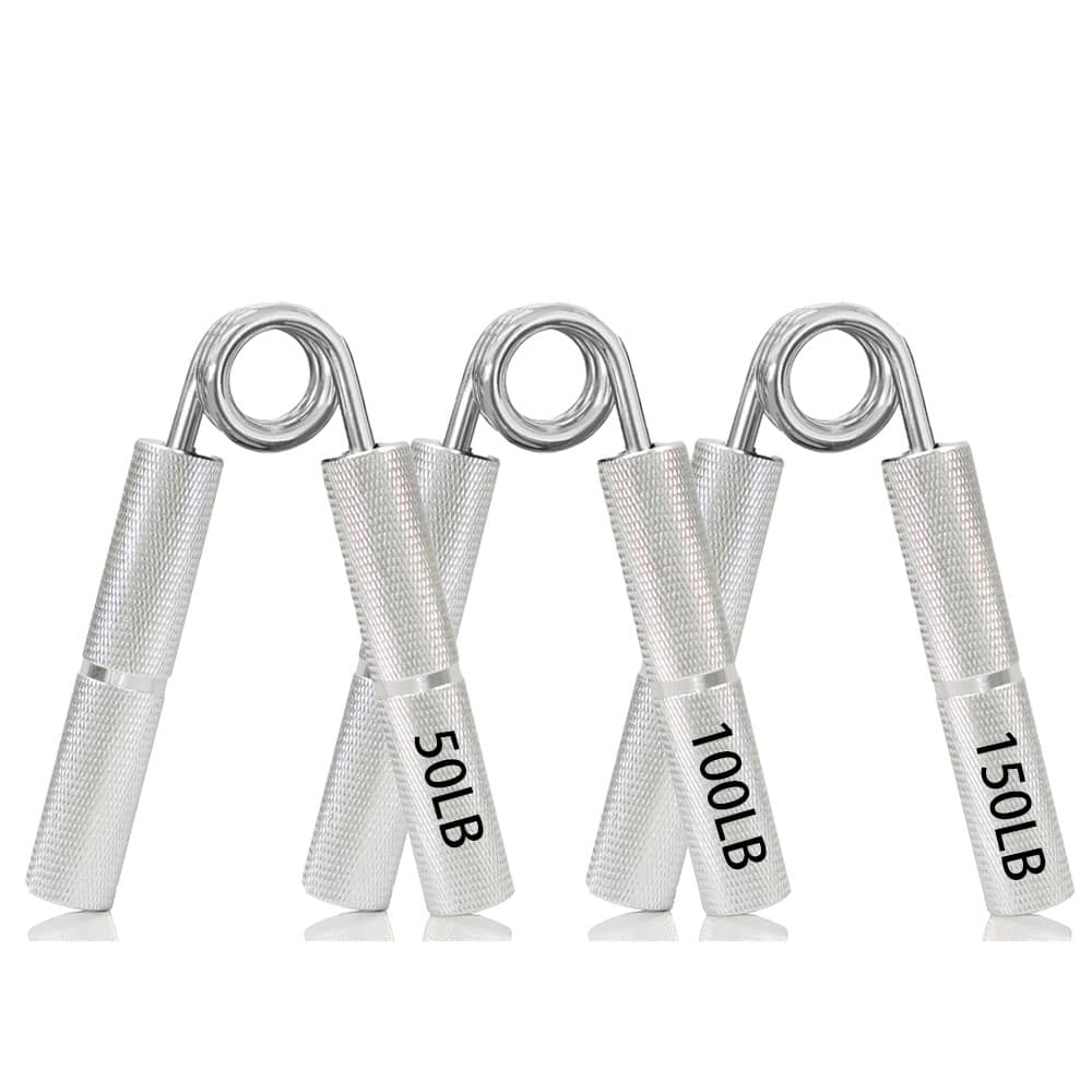 3 piezas plata de metal mano Pinza Set