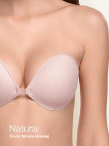 Self Adhesive Strapless Bra - Baby Pink - View 3