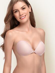 Self Adhesive Strapless Bra - Baby Pink - View 4