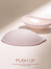 Self Adhesive Strapless Bra - Baby Pink - View 8