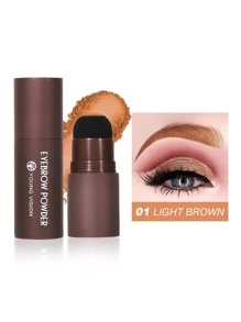 YOUNG VISION Slouchy Person Eyebrow Powder, Hairline Powder, Face Contour Shadow Powder, Stamp Eyebrow Powder #1 Color - Light Brown - View 3