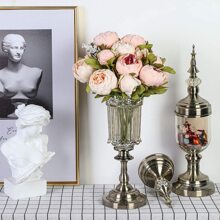 13 Heads Phong cách châu Âu Mô phỏng Hoa Đối với Nhà  Đồ trang trí , Lễ cưới , Ngày lễ tình nhân - Rượu sâm banh - Xem 5