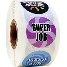 500 cái/cuộn Đồ chơi Hình dán - Nhiều màu - Xem 3