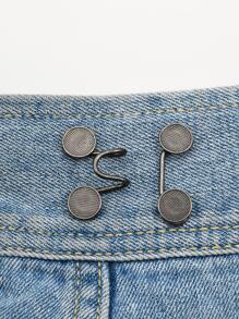 2 Bộ - Có thể tháo rời Eo Khóa , Khóa điều chỉnh , Co giãn Khóa , Nút , Cố định Khóa - màu đen - Xem 1