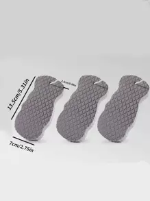 1pc Exfoliating Bath Sponge For Deep Cleaning Home Bathroom Decor Back To School For Beauty Salon Home Bathroom - Grey - View 2