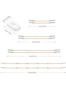 Invisible Matte Transparent Adhesive Tape For Face With Drawstring - Clear - View 7